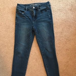Dark Wash High Waisted Jeans